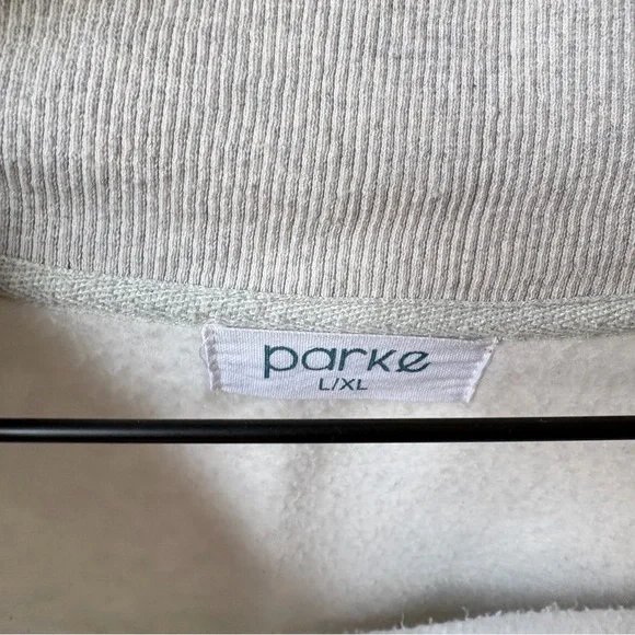 Parke Women's Gray Mock-neck Sweatshirt - Picture 3 of 4